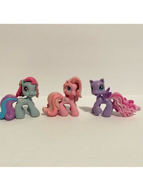 My Little Pony Rainbow Dash Pinkie Pie Starsong with Removable Hair Figure Lot